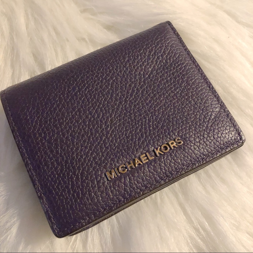 Michael Kors Purple Small Wallet